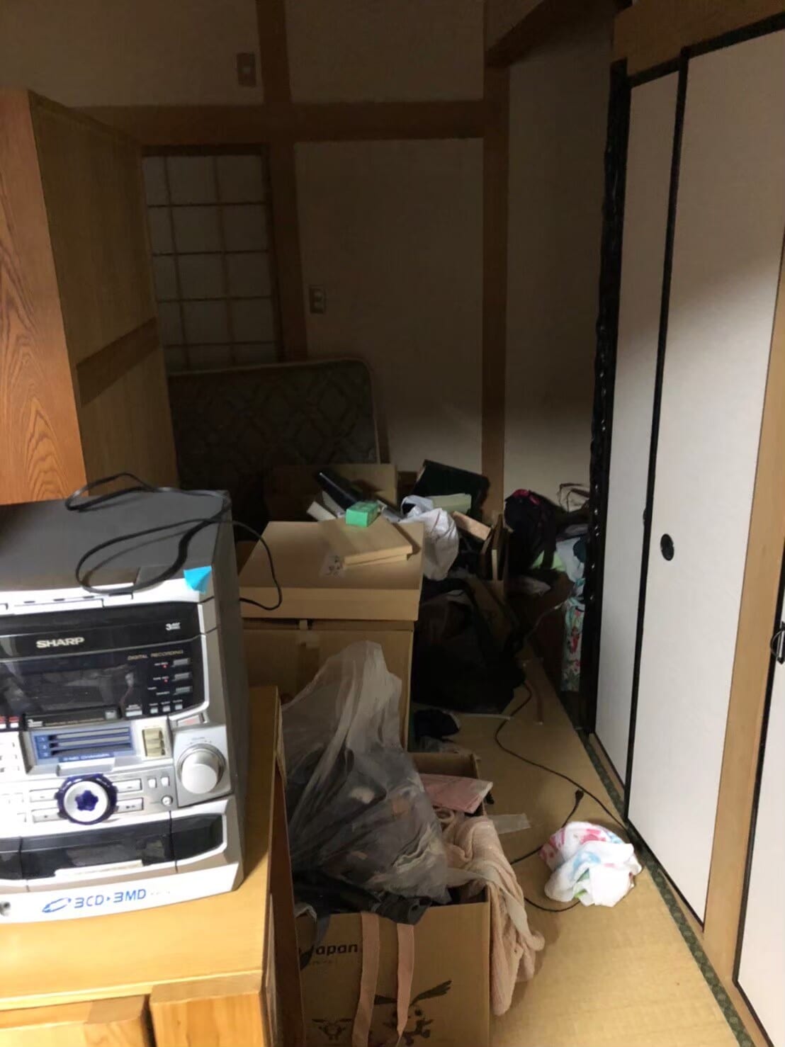 ゴミ屋敷・汚部屋 before
