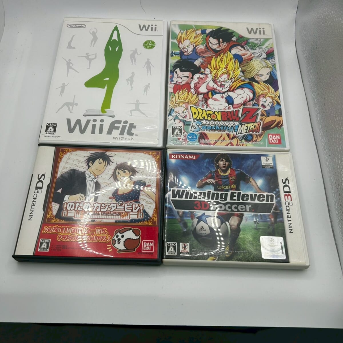 Wii/DS/3DSソフト4点の買取
